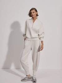 VARLEY DAVIDSON SWEAT - IVORY MARL