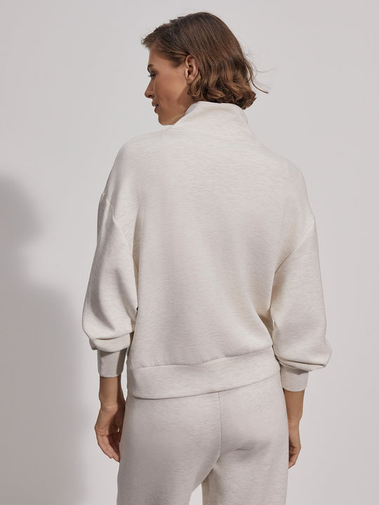 VARLEY DAVIDSON SWEAT - IVORY MARL