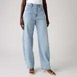 LEVI'S BAGGY DAD BARREL WOMEN'S JEANS - DAZZLE ME 0007