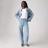LEVI'S BAGGY DAD BARREL WOMEN'S JEANS - DAZZLE ME 0007