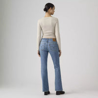 LEVIS LOW SLIM BOOTCUT WOMENS JEANS - KICK START 0002
