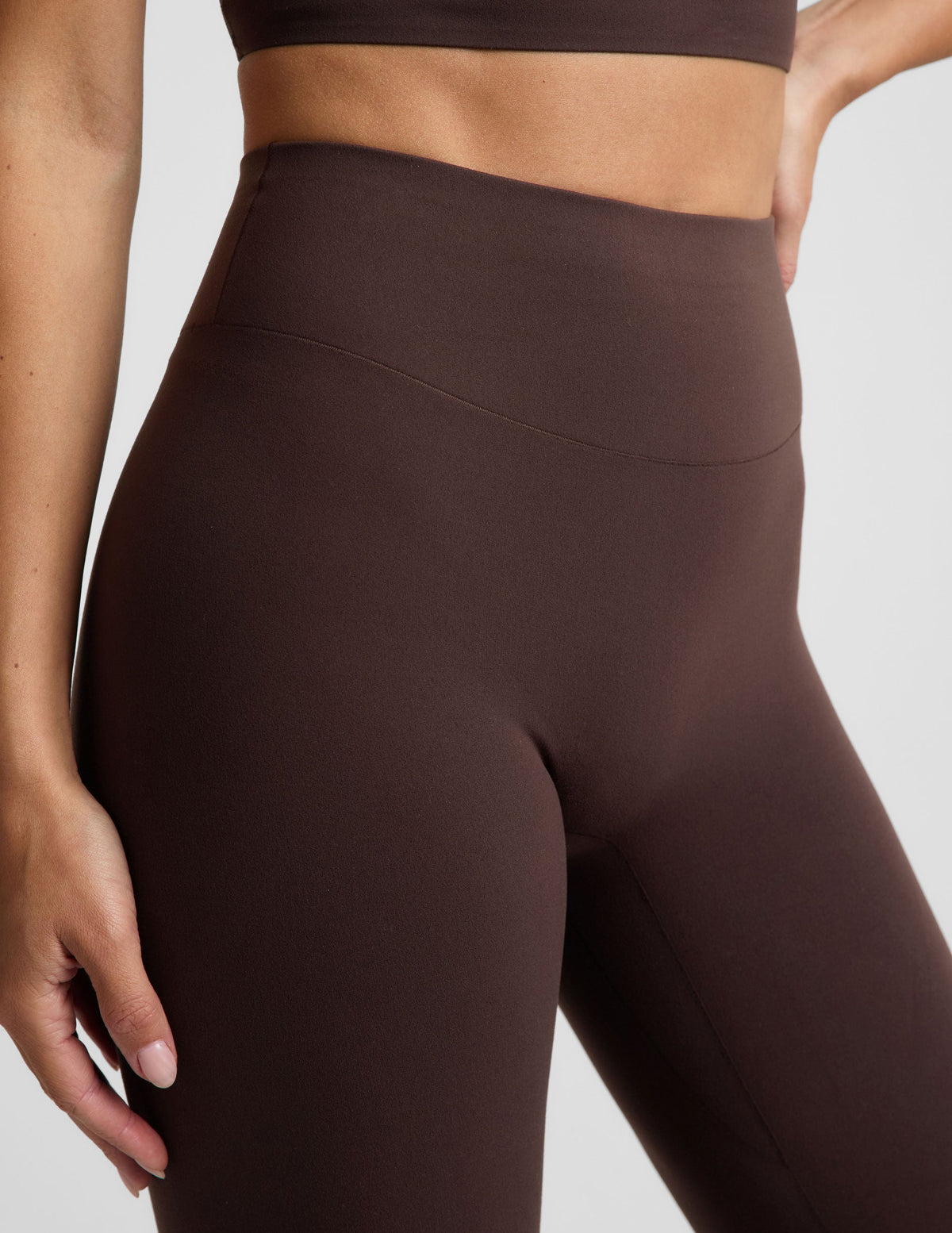 BEYOND YOGA SOFTMARK HIGH WAISTED MIDI LEGGING - COCOA 0092Y