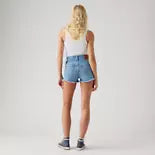 LEVIS 501 ORIGINAL FIT HIGH RISE WOMENS SHORTS - OLD WELCOME PARTY 0552
