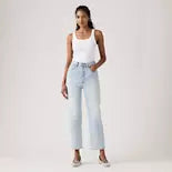 LEVIS RIBCAGE STRAIGHT ANKLE WOMENS JEANS - FILTER HER 0282