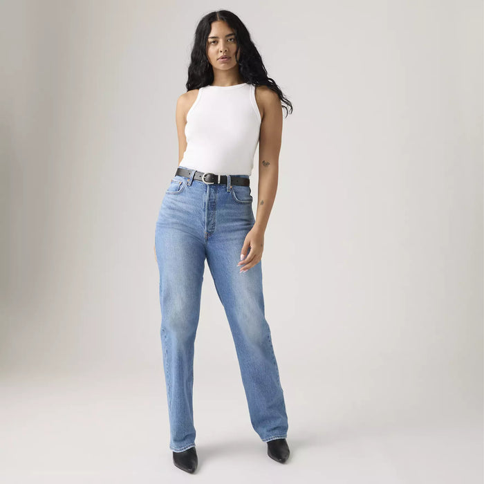 LEVI'S RIBCAGE FULL LENGTH JEANS - DANCE AROUND 0008
