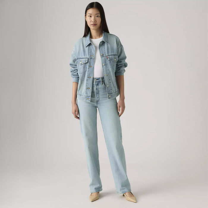 LEVI'S RIBCAGE FULL LENGTH JEANS - BLASTED STONE 0045