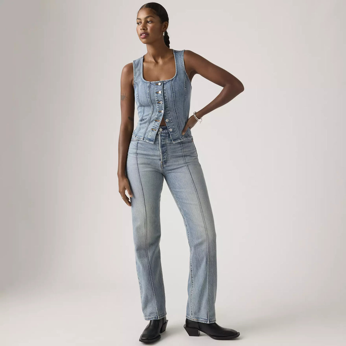 LEVI'S RIBCAGE FULL LENGTH JEANS - WHAT NOW PSK 0063