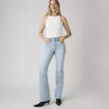LEVIS WEDGIE BOOTCUT WOMENS JEANS - BLASTED STONE CLEAN PSK 0003
