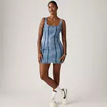 LEVIS SEAMED ZIP DRESS - SHADOW WORK 0001