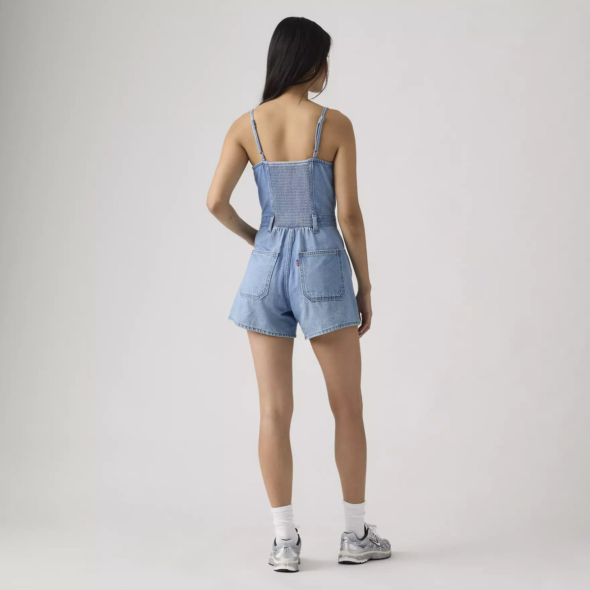 LEVI'S SQUARE NECK ROMPER JUMPSUIT - I WONT 0001