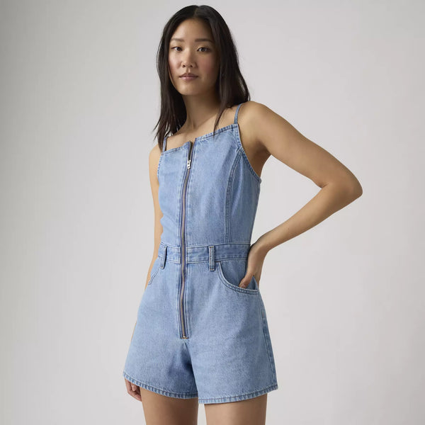 LEVI'S SQUARE NECK ROMPER JUMPSUIT - I WONT 0001