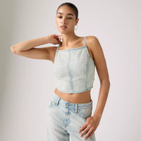 LEVIS SQUARE NECK TANK - CIELITO LINDO 0001