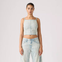 LEVIS SQUARE NECK TANK - CIELITO LINDO 0001
