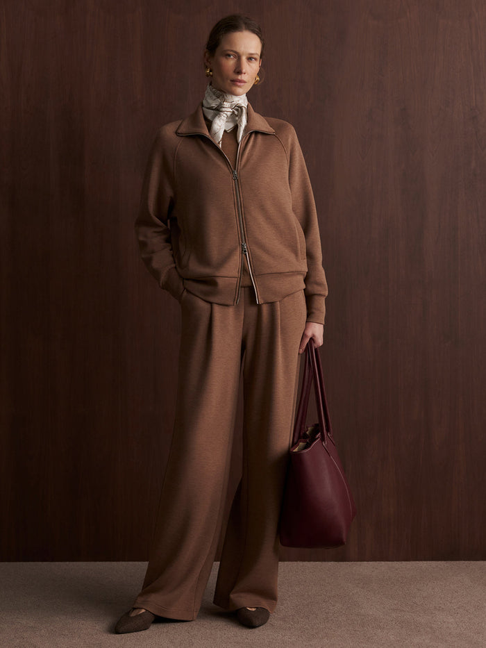 VARLEY THE EXTRA WIDE LEG PANT 29.5" - GOLDEN BRONZE MARL