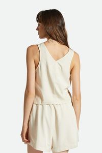 BRIXTON POLANCO TANK - WHITE SMOKE