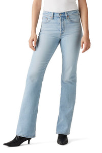LEVIS WEDGIE BOOTCUT WOMENS JEANS - BLASTED STONE CLEAN PSK 0003