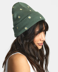 RVCA EMBROIDERED ESSENTIAL BEANIE - GQQ0