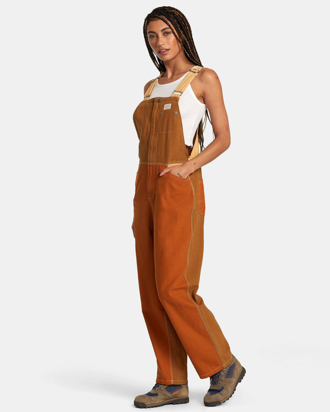 RVCA TRADER OVERALL OVERALLS - MUL