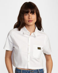 RVCA RECESSIONS SHORT SLEEVE SHIRT - WPW