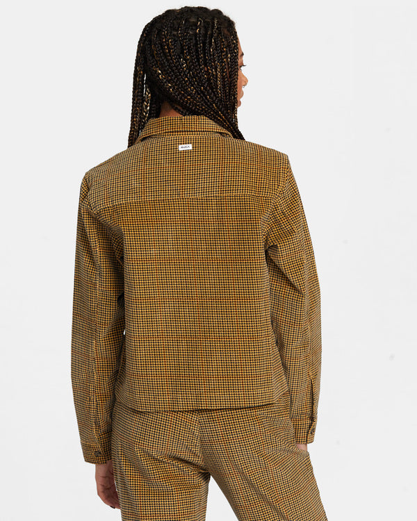 RVCA LAY OVER OVERSHIRT - TAN