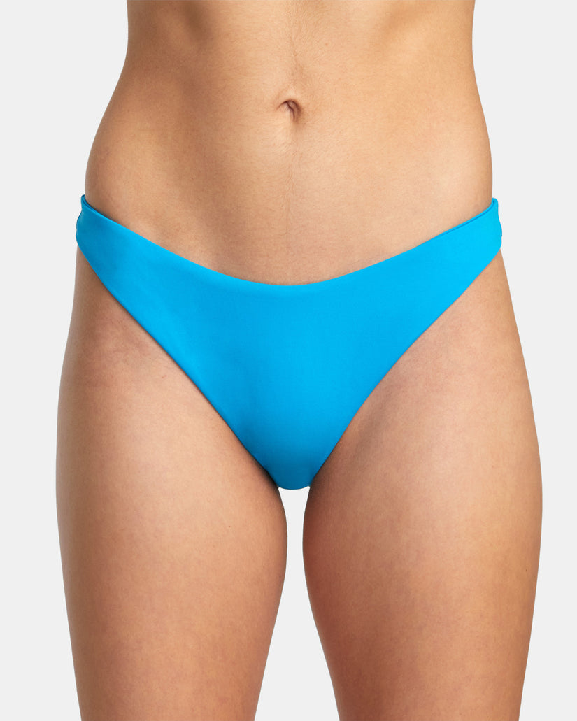 RVCA SOLID MEDIUM FRENCH BIKINI BOTTOM - BSM0