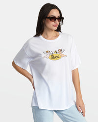 RVCA CHERUBS T-SHIRT - WHT