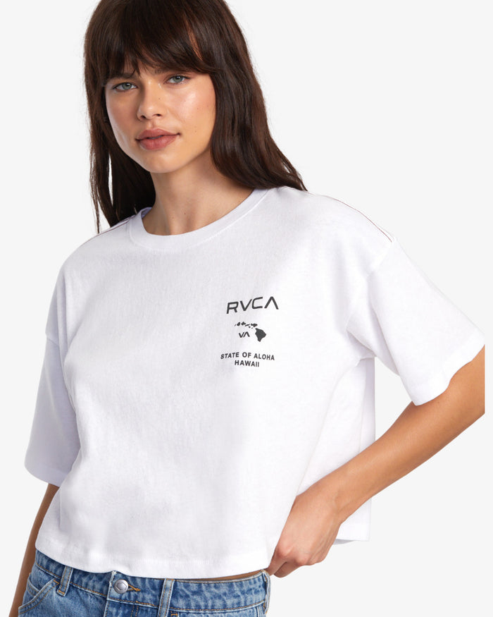 RVCA STATE OF ALOHA T SHIRT - WBB0