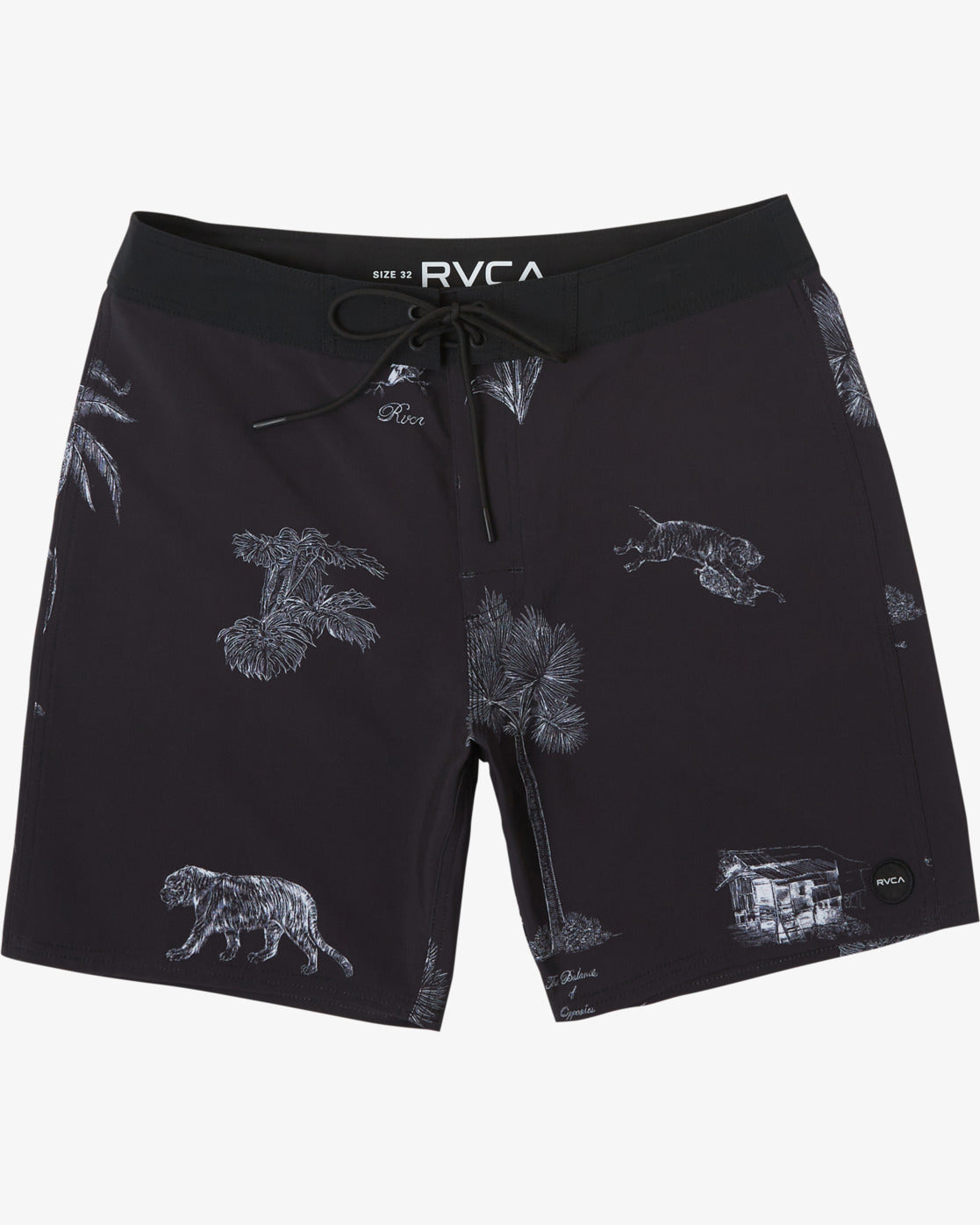 RVCA VA PIGMENT BOARDSHORTS 18" - BKW