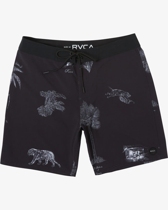 RVCA VA PIGMENT BOARDSHORTS 18" - BKW