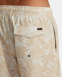 RVCA VA ELASTIC WAIST BOARDSHORTS 17" - NAT