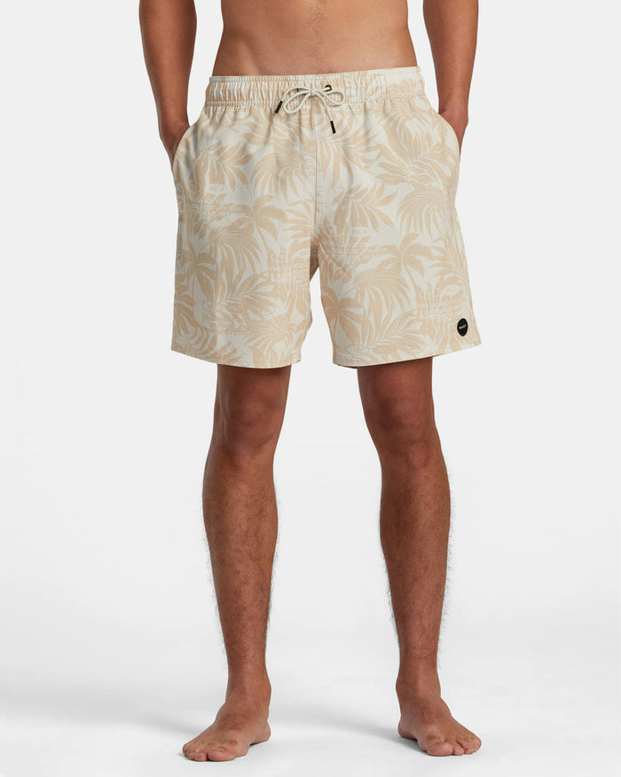 RVCA VA ELASTIC WAIST BOARDSHORTS 17" - NAT