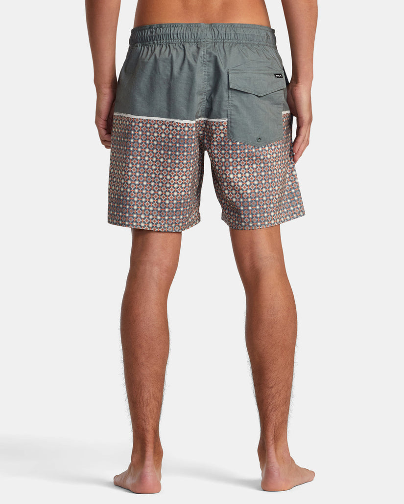 RVCA COUNTY ELASTIC BOARDSHORTS 17" - GNB0