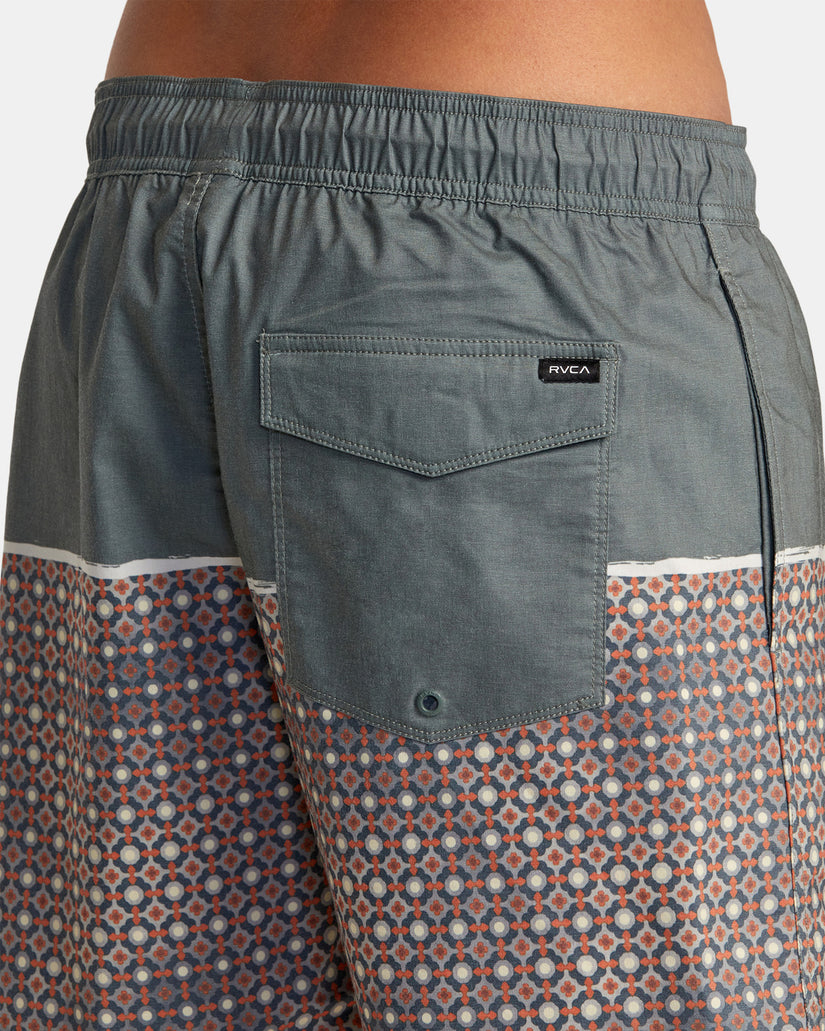 RVCA COUNTY ELASTIC BOARDSHORTS 17" - GNB0