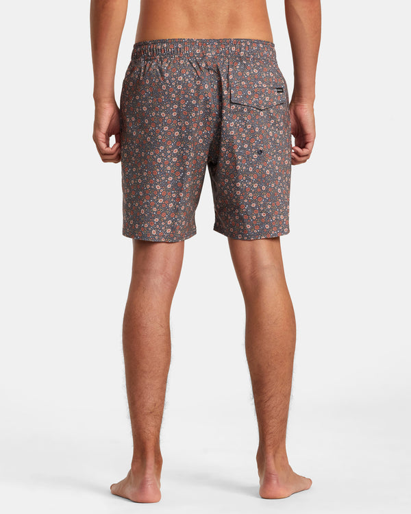 RVCA BARNES ELASTIC BOARDSHORTS 17" - MDY