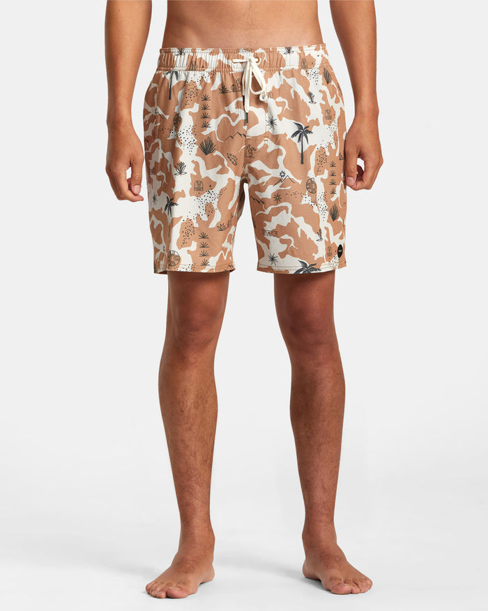 RVCA ATLAS ELASTIC BOARDSHORTS 17" - CML