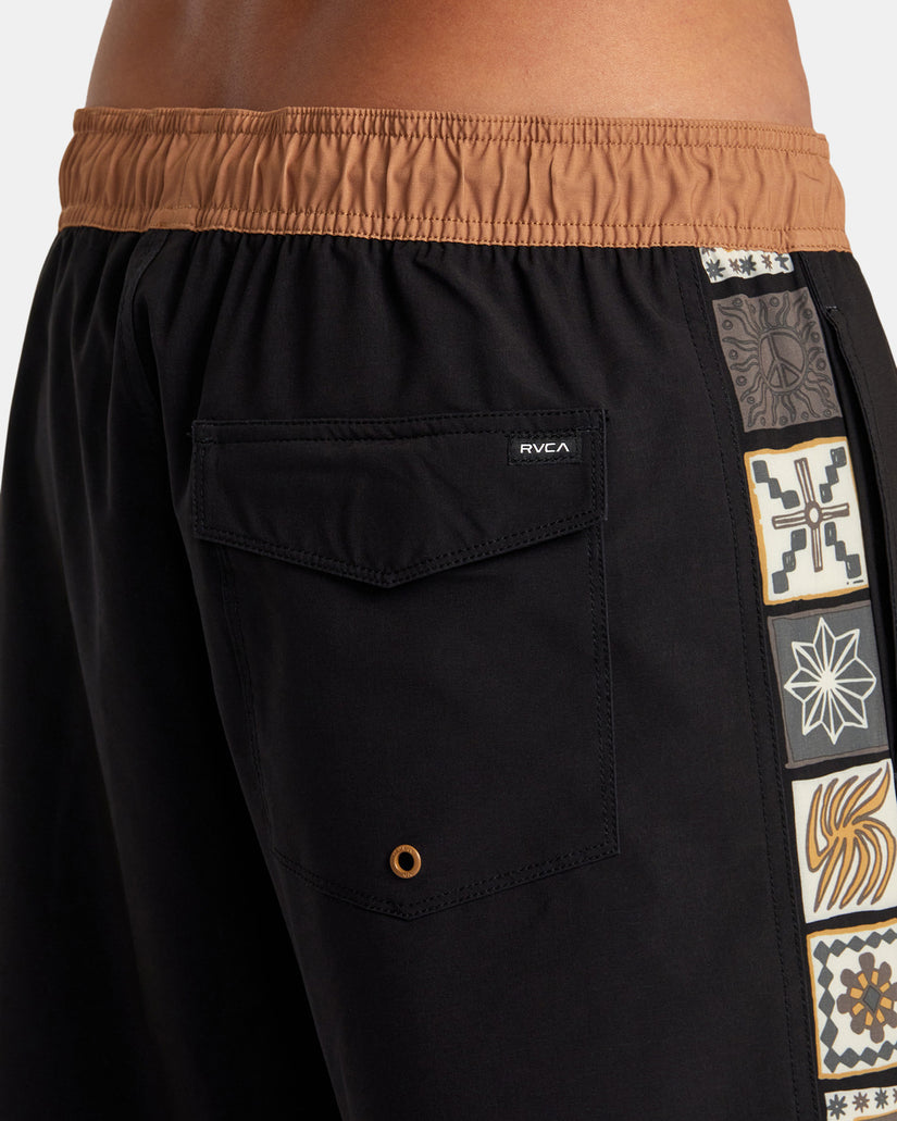 RVCA APEX ELASTIC WAIST BOARSHORTS 17" - KYF8