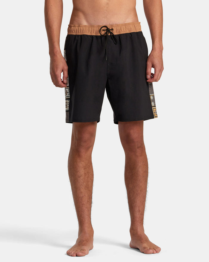 RVCA APEX ELASTIC WAIST BOARSHORTS 17" - KYF8