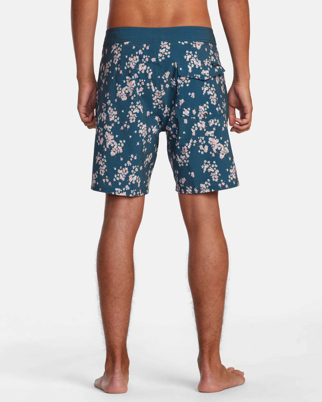 RVCA VA PIGMENT PRINT ELASTIC WAIST SHORTS - BRK0