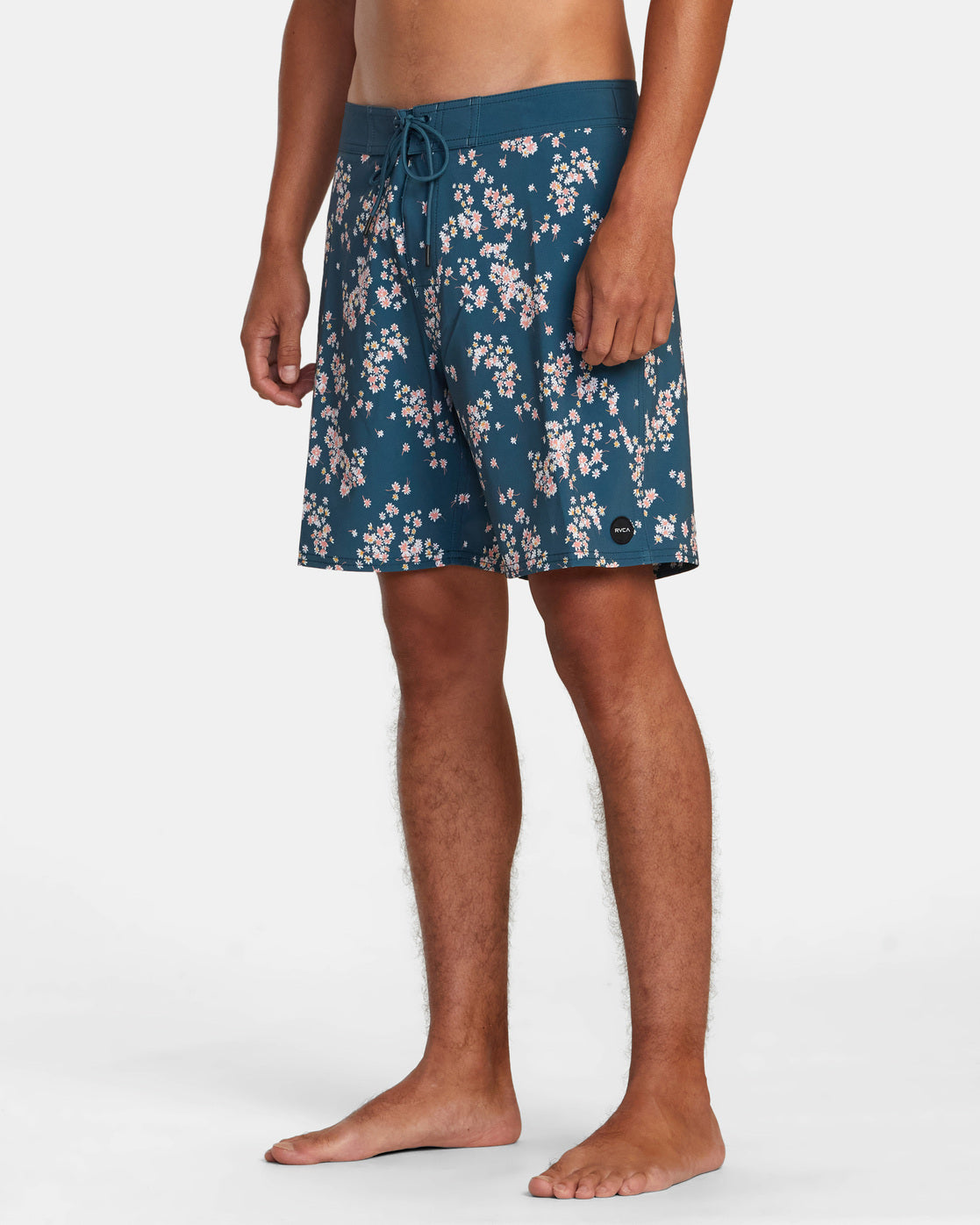 RVCA VA PIGMENT PRINT ELASTIC WAIST SHORTS - BRK0