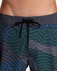 RVCA TOPO EASTERN 18" BOARDSHORTS - BHM6