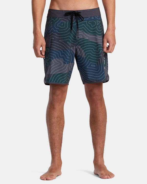 RVCA TOPO EASTERN 18" BOARDSHORTS - BHM6