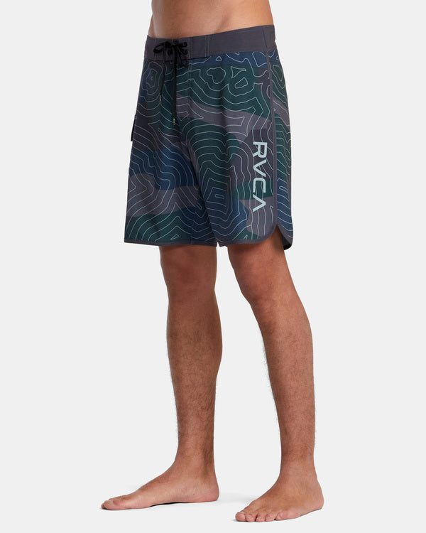 RVCA TOPO EASTERN 18" BOARDSHORTS - BHM6