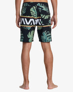 RVCA OBLOW HAWAII BOARDSHORTS - BLK