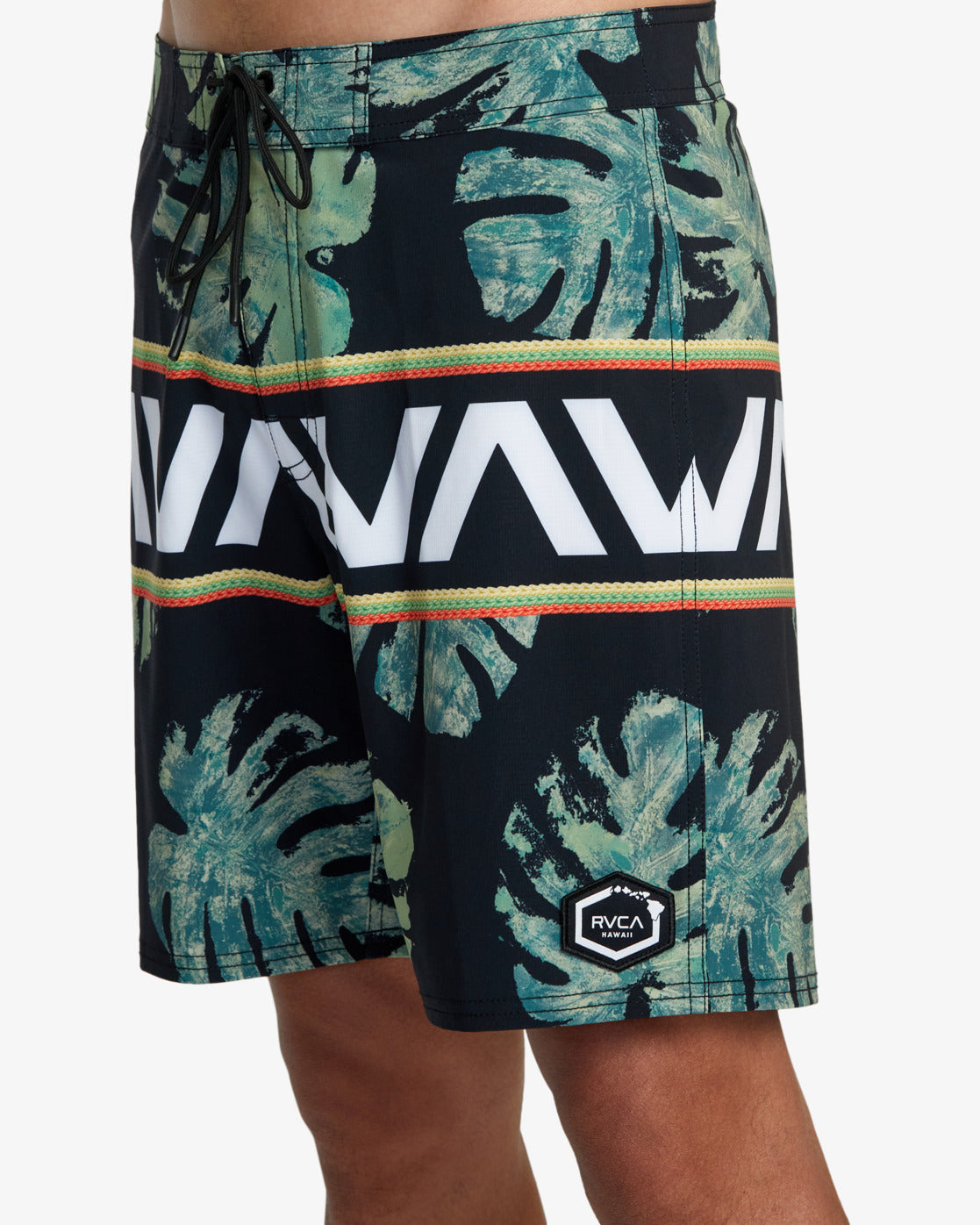 RVCA OBLOW HAWAII BOARDSHORTS - BLK