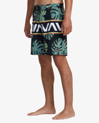 RVCA OBLOW HAWAII BOARDSHORTS - BLK