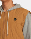 RVCA GRANT HOODED PUFFER JACKET - CML