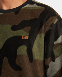 RVCA YUKON CREWNECK SWEATSHIRT - CAM