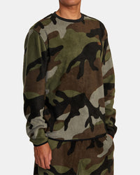 RVCA YUKON CREWNECK SWEATSHIRT - CAM