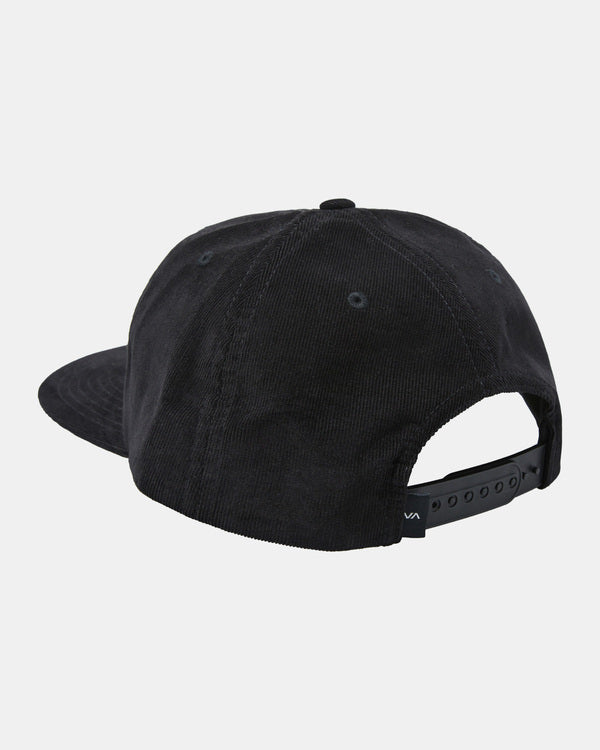 RVCA FREEMAN SNAPBACK HAT - BLK