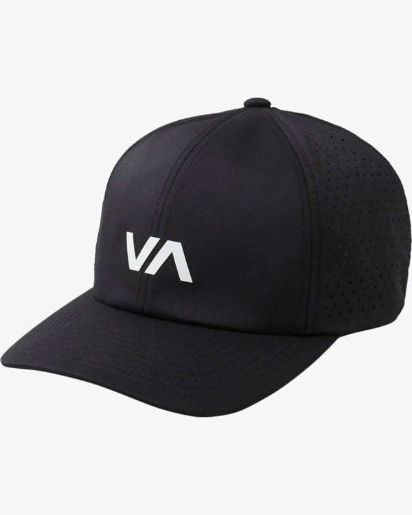 RVCA VENT PERFORATED CLIPBACK HAT II - BLK